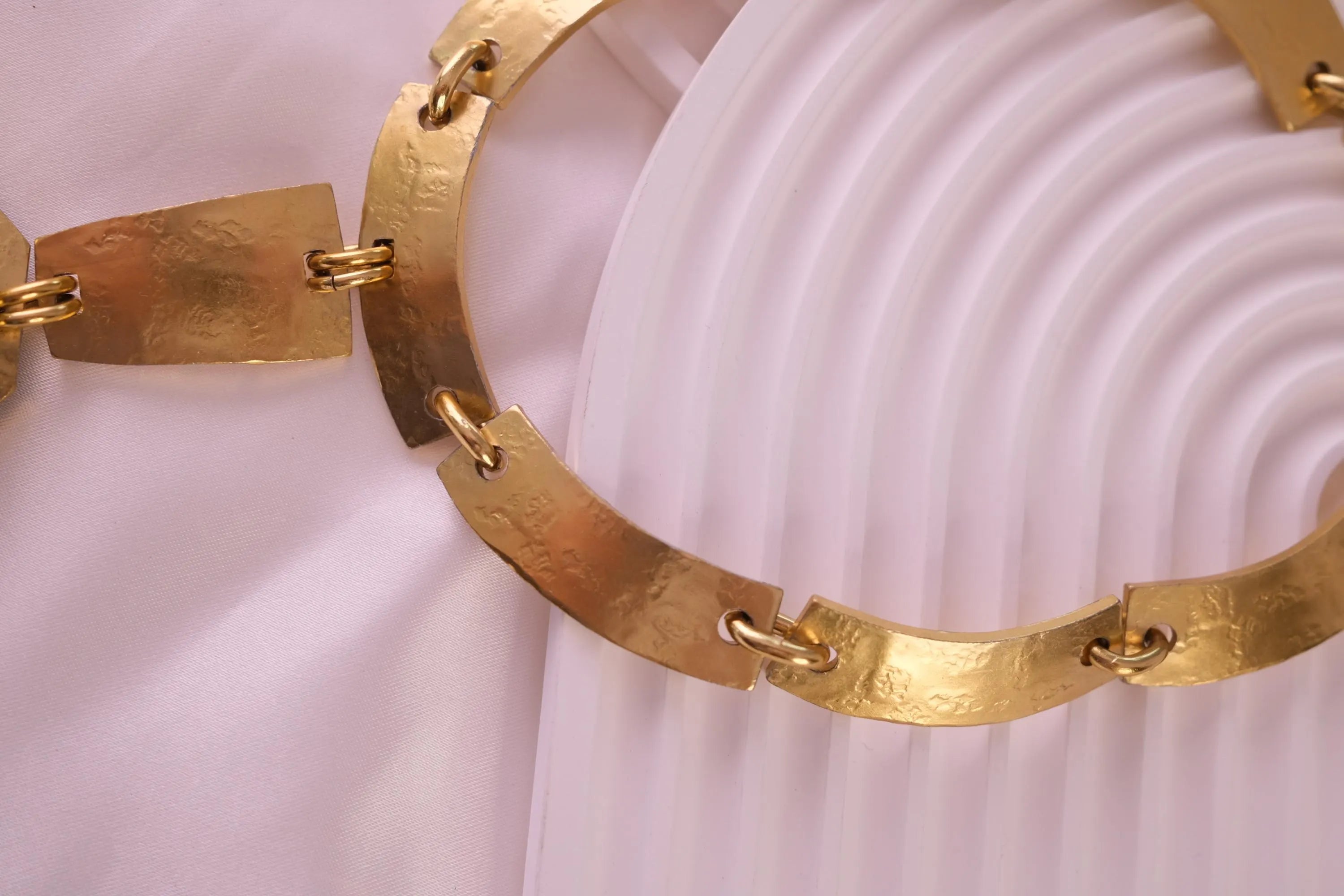 Vintage Oranium Paris Necklace made in France 50’s, Necklace Large, Vintage Jewelry Gold, Bridal Jewelry, Jewelry for dress, Luxury Vintage, accessories for women