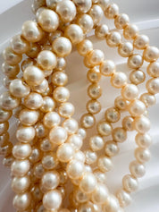 Vintage Pierre Balmain faux pearl Choker Necklace, paved Necklace, regal necklace, Vintage Jewelry, Jewelry for Women, Personalized Gifts