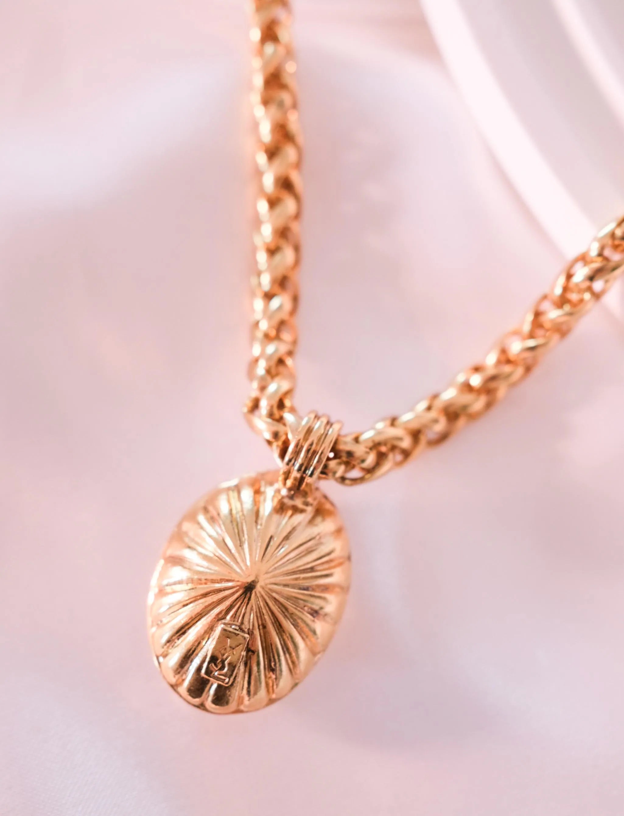 Vintage YSL Necklace, Yves Saint Laurent Necklace Vintage , Gift for her, Necklace Gold, Playful Necklace, Gift For Her, pendant necklace