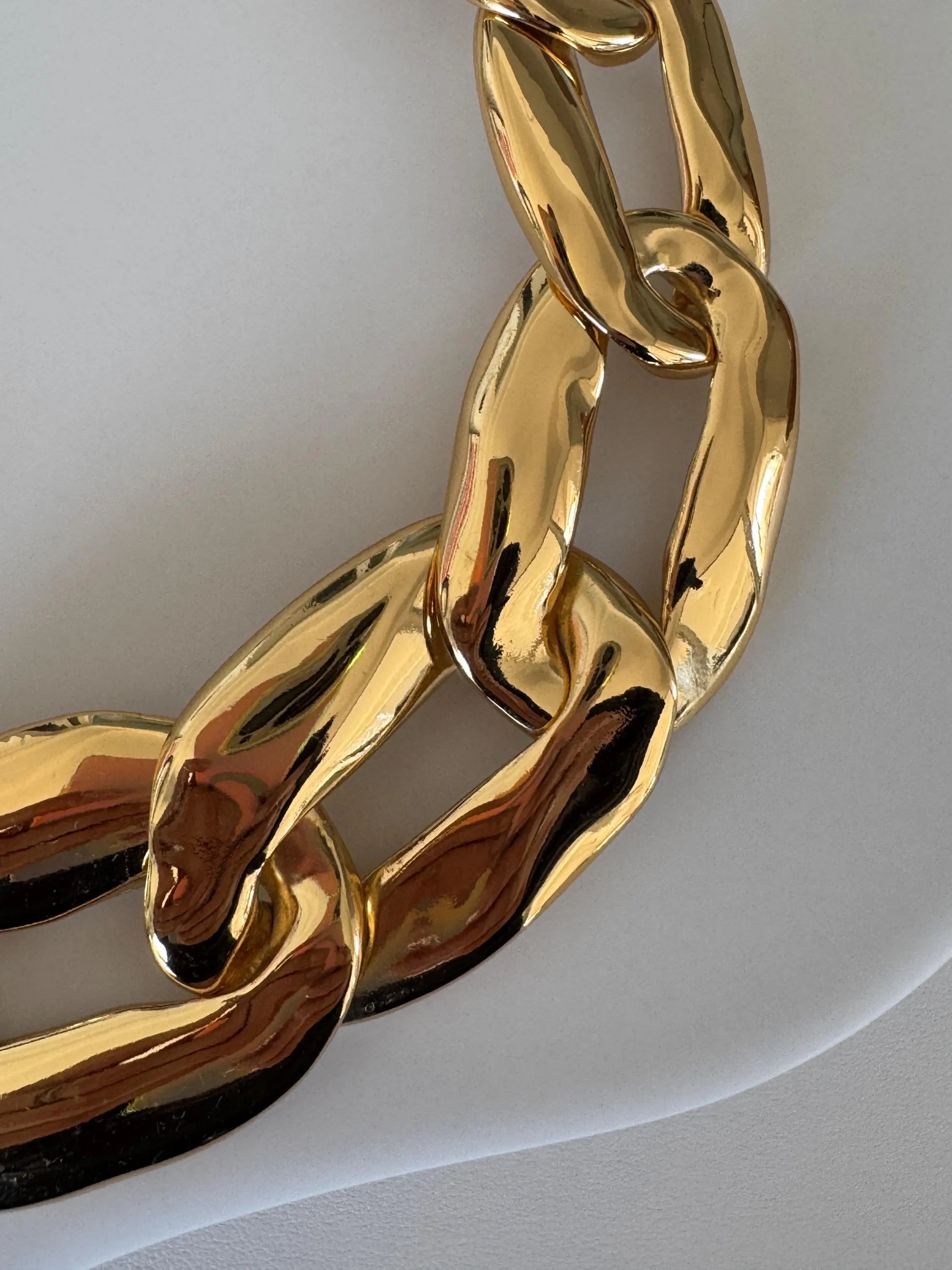 Vintage Yves Saint Laurent YSL gold tone choker necklace with charm, made in France, designer jewelry gift for her