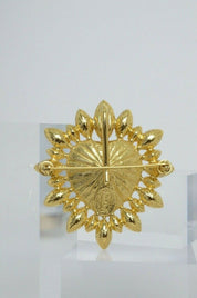 YSL brooch ,  Yves Saint Laurent Brooch Pin, Heart Brooch Pin Pendant 2 Ways, Made in France, YSL Rare collectible jewelry ,Gold Tone Brooch