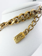 Vintage Yves Saint Laurent Necklace, Charm Necklace Gold, YSL Choker Necklace, Personalised Gifts, Iconic Disc Medallion Necklace