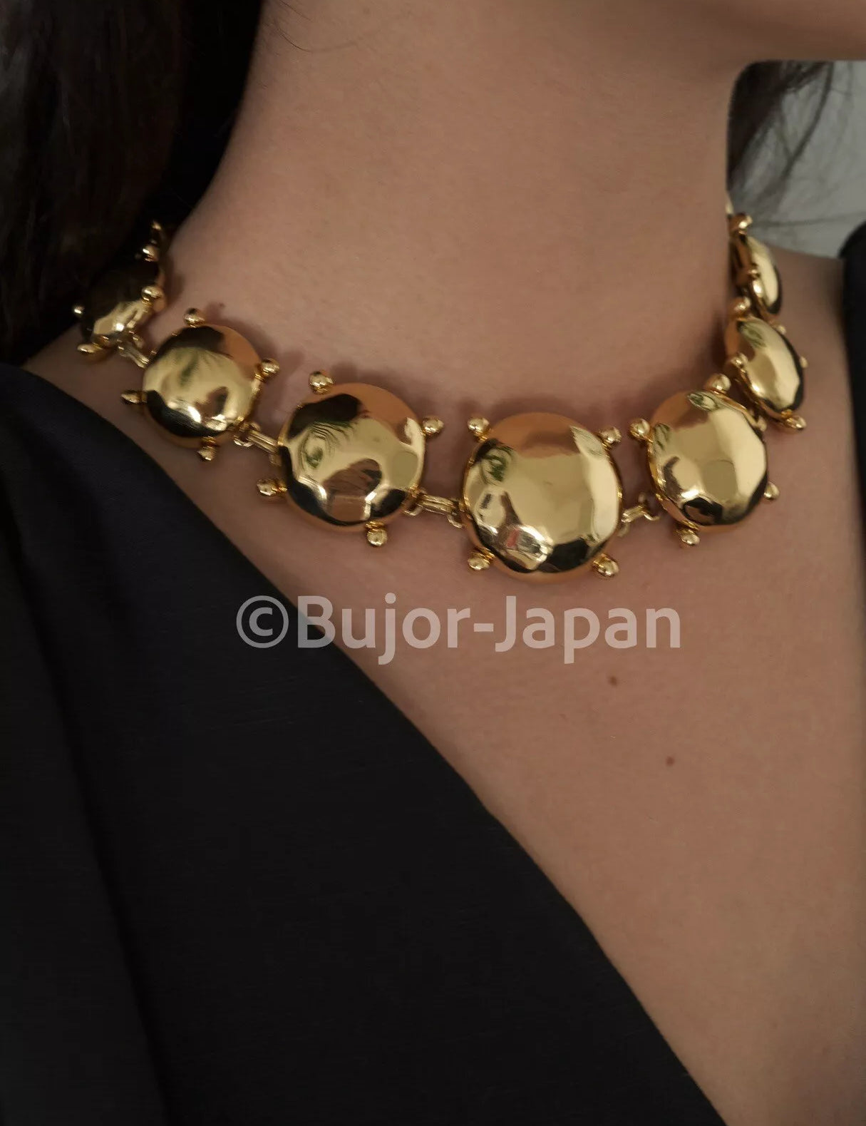 Vintage Yves Saint Laurent  Necklace, Ysl choker Yves Saint Laurent,  Gold Tone Necklace, Necklace Charms, Made in France, Gift for her