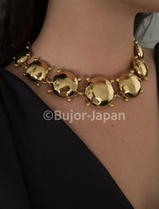 Vintage Yves Saint Laurent  Necklace, Ysl choker Yves Saint Laurent,  Gold Tone Necklace, Necklace Charms, Made in France, Gift for her