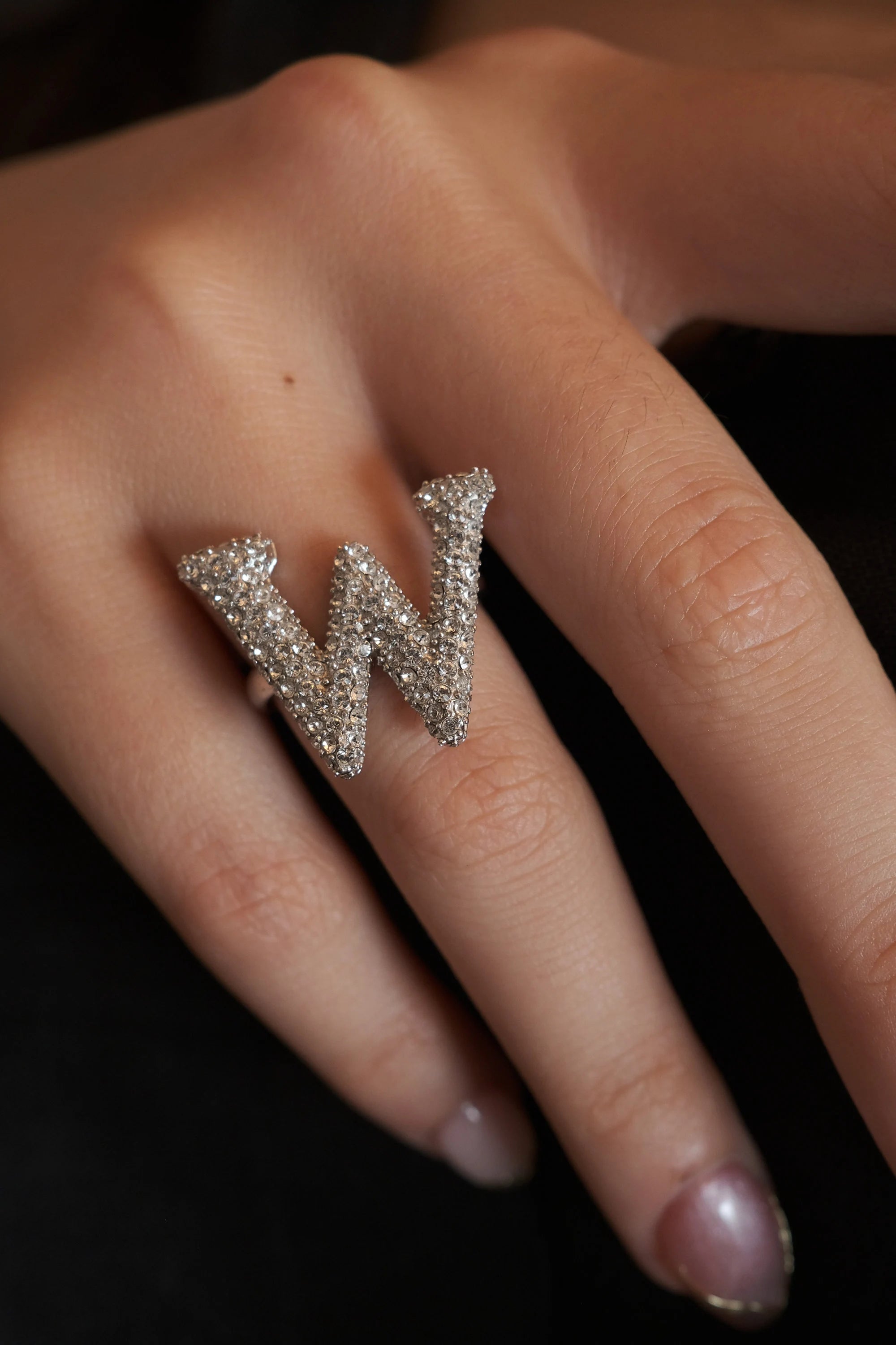 Gold Initial Ring - Dainty Signet Ring - Signet Name Ring for Her -Massive Ring -Engraved Initial Ring  Gift  for Her ,Thumb Ring ,Wrap Ring
