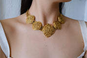 Chanel CC medallion sautoir necklace gold tone