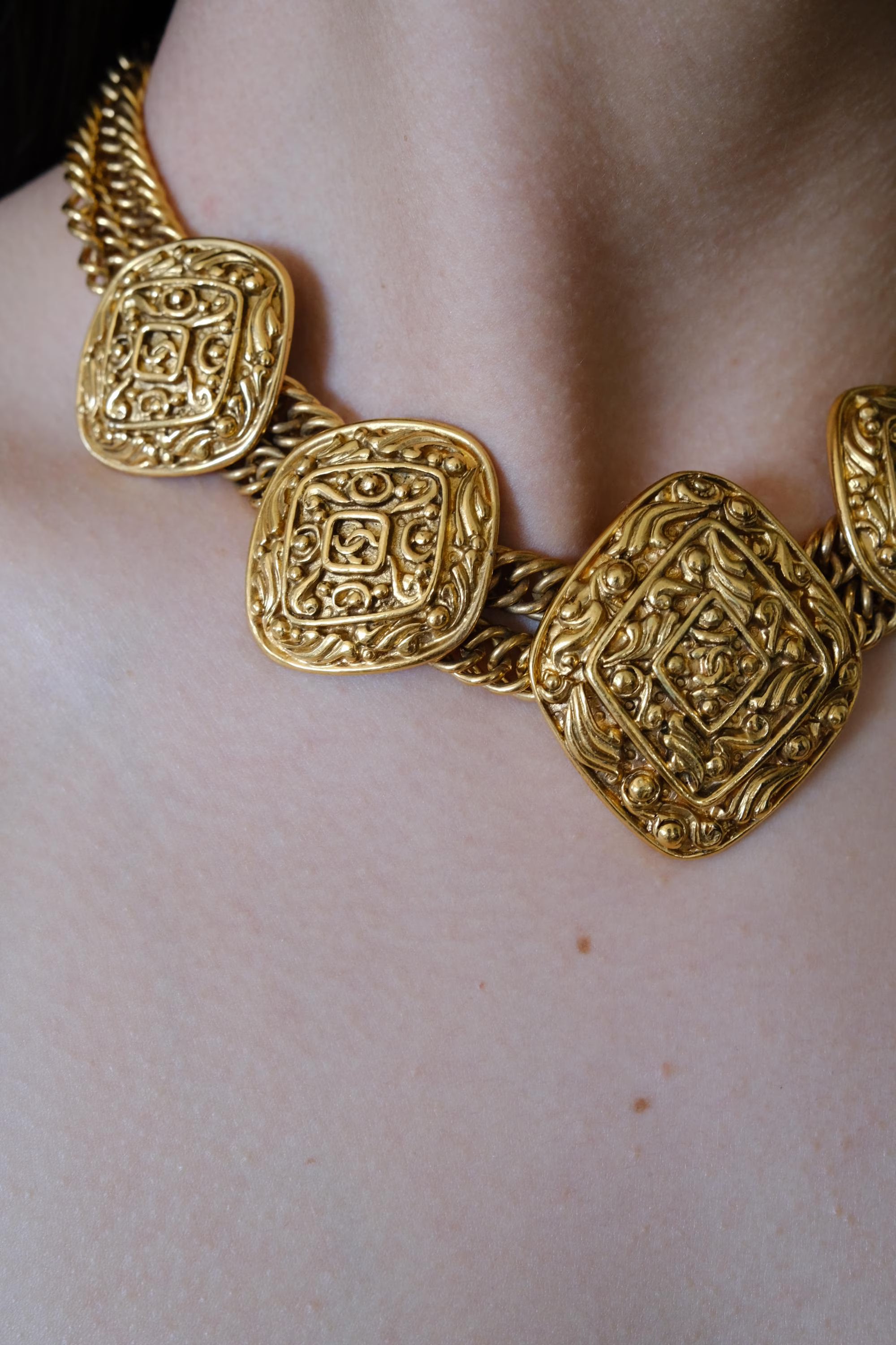 Vintage Chanel 1990–1991 collector necklace