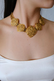 Authentic Chanel Paris 1990–1991 sautoir necklace worn as iconic collector piece