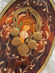 Authentic Chanel Paris sautoir necklace from 1990–1991 collection with CC medallions