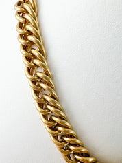 Vintage Chanel Medallion Choker Necklace, Gold Plated, Made in France