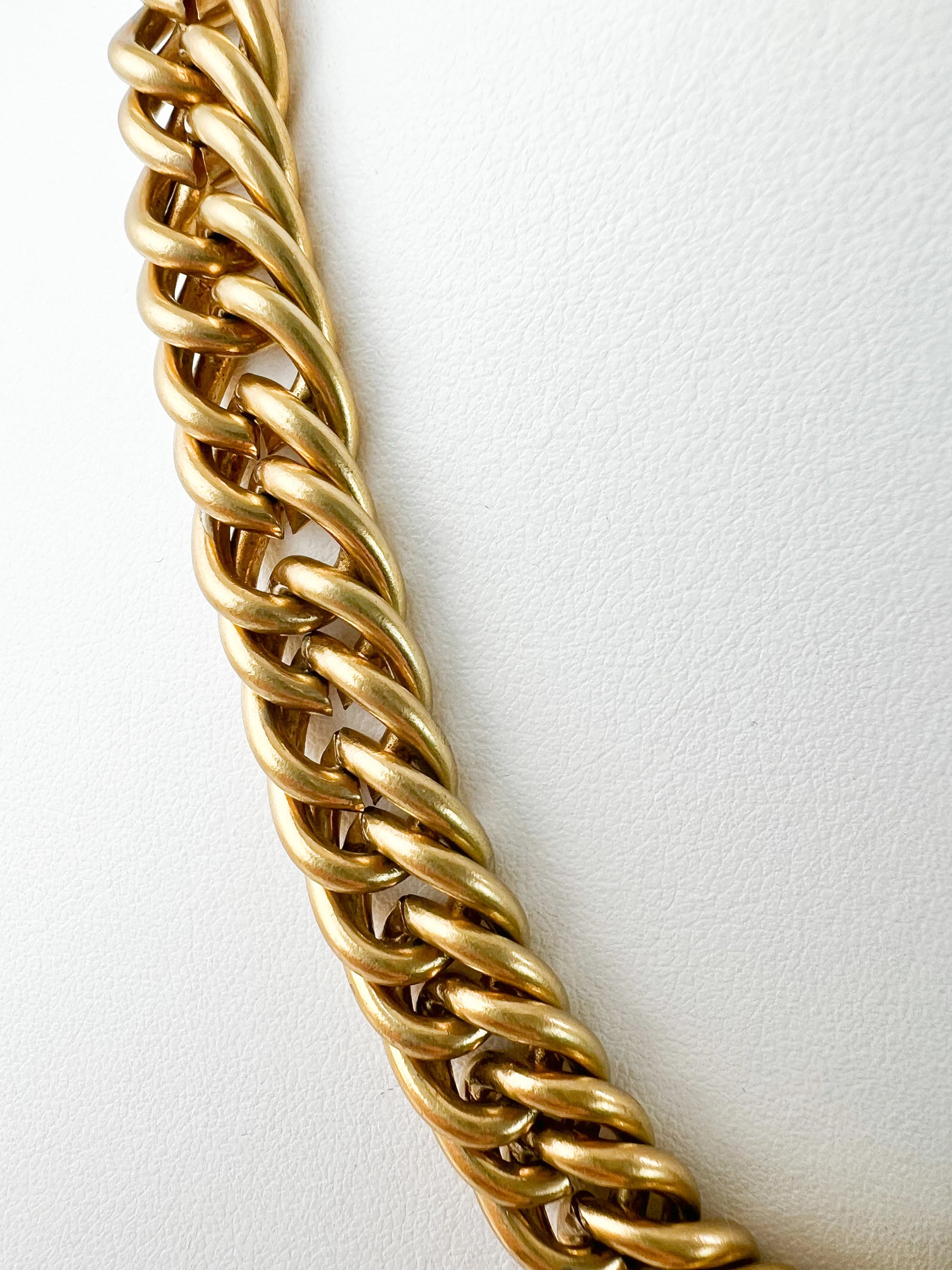 Vintage Chanel Medallion Choker Necklace, Gold Plated, Made in France