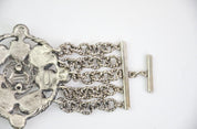 Authentic Christian Dior Stunning  Malacite  Bracelet ,  Dior bracelet  Vintage, silver tone bracelet , natural stone bracelet , Dior 90’s
