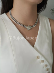 Vintage Christian Dior Necklace, Vintage Necklace Silver, Choker Necklace, Bridesmaid Necklace, Charm Necklace, Vintage Rhinestone, Wedding