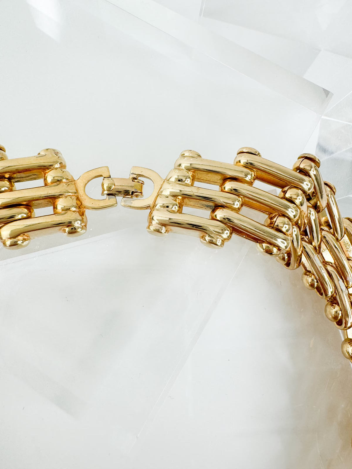 Dior choker gold new arrivals