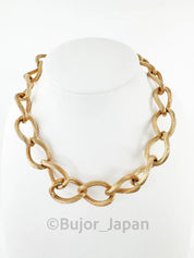 Vintage Christian Dior Necklace, Gold Tone Necklace, Chain Necklace Gold, Choker Necklace, Jewelry necklace, Gift for her, Jewelry for Women