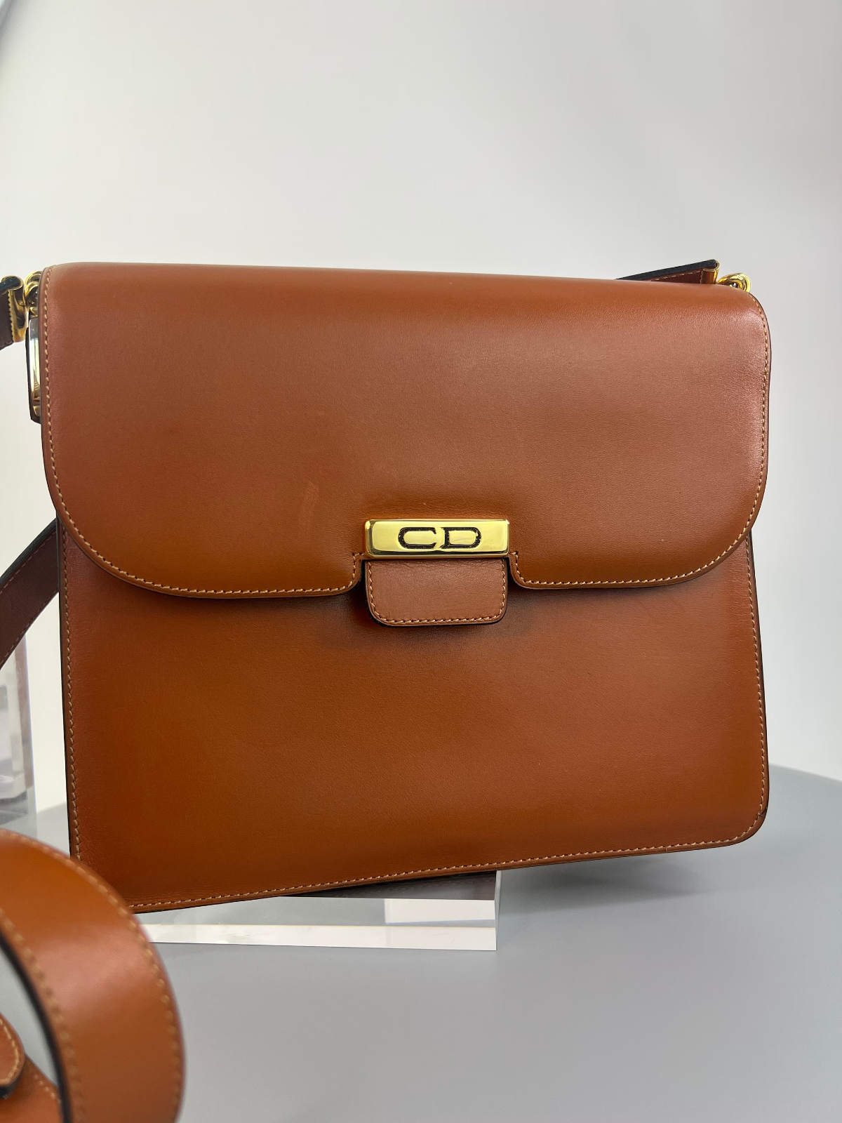 Christian Dior Bag Vintage Dior brown Bag leather Logo 3 Ways Shoulder Cross body Handbag, Made in France, Bag Leather Women, Vintage Bag