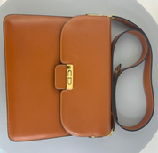 Christian Dior Bag Vintage Dior brown Bag leather Logo 3 Ways Shoulder Cross body Handbag, Made in France, Bag Leather Women, Vintage Bag