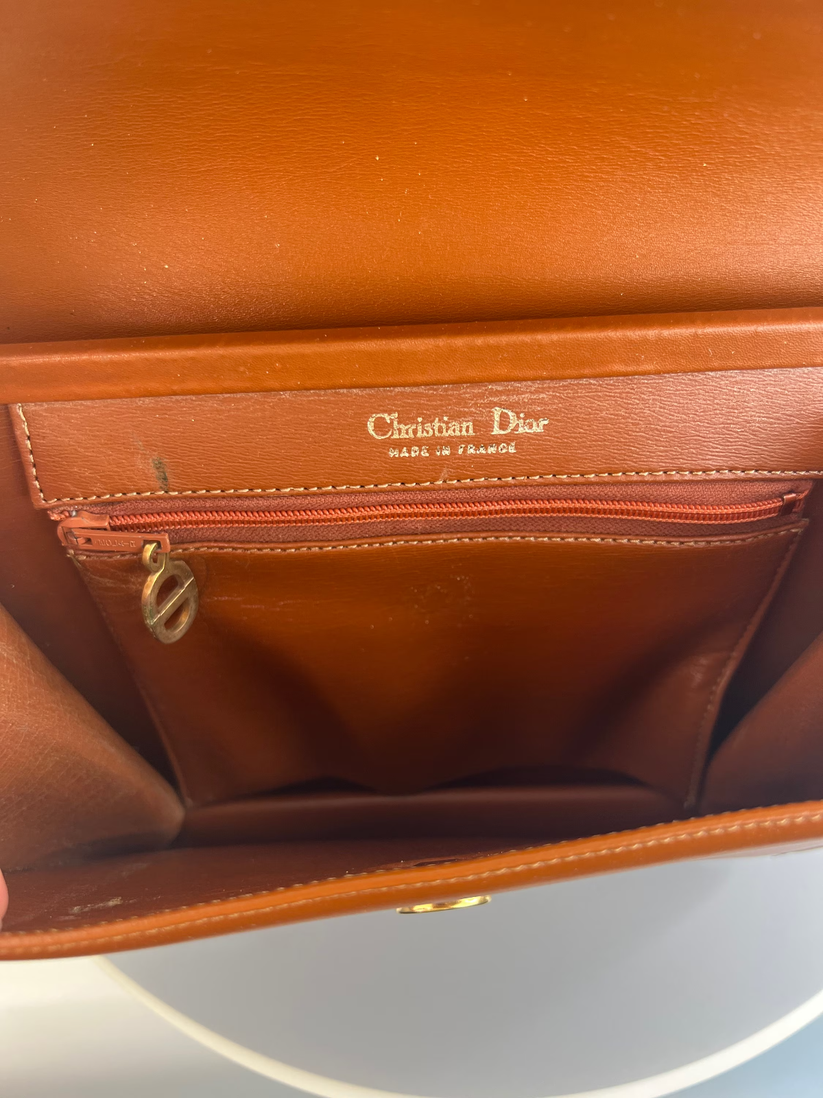 Christian Dior Bag Vintage Dior brown Bag leather Logo 3 Ways Shoulder Cross body Handbag, Made in France, Bag Leather Women, Vintage Bag