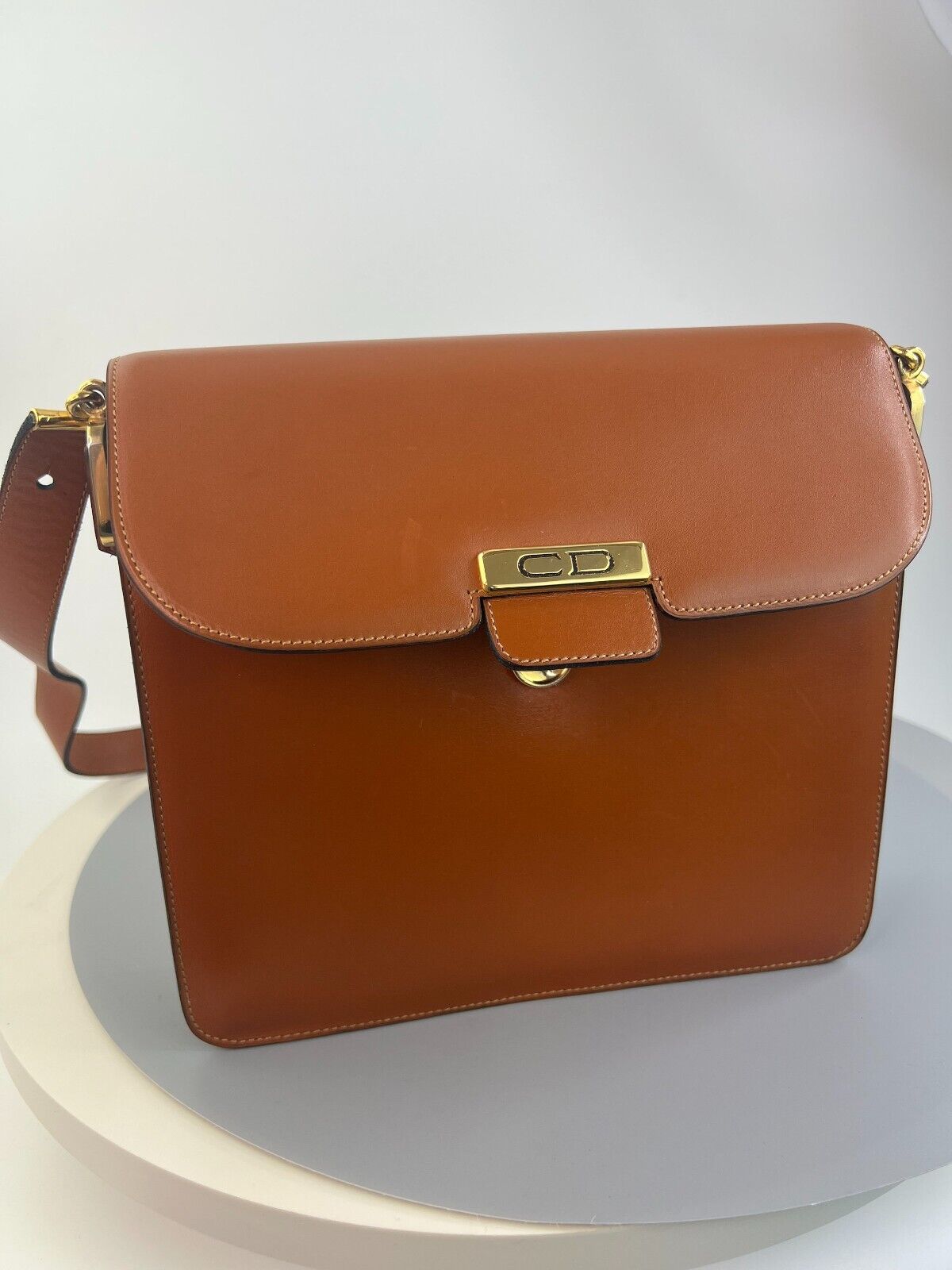 Christian Dior Bag Vintage Dior brown Bag leather Logo 3 Ways Shoulder Cross body Handbag, Made in France, Bag Leather Women, Vintage Bag