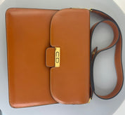 Christian Dior Bag Vintage Dior brown Bag leather Logo 3 Ways Shoulder Cross body Handbag, Made in France, Bag Leather Women, Vintage Bag
