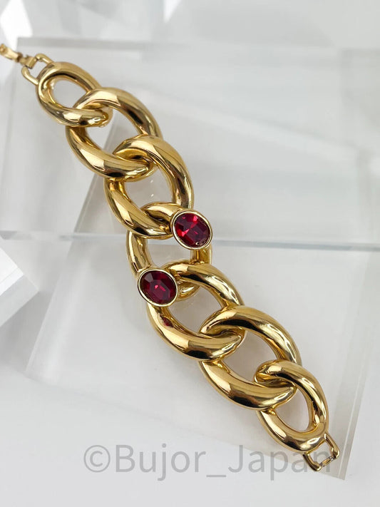 Vintage Givenchy Bracelet Givenchy  Chain Bracelet, Link Bracelet, Gold Tone Bracelet, Givenchy Vintage Jewelry, Gift for her