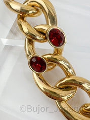 Vintage Givenchy Bracelet Givenchy  Chain Bracelet, Link Bracelet, Gold Tone Bracelet, Givenchy Vintage Jewelry, Gift for her