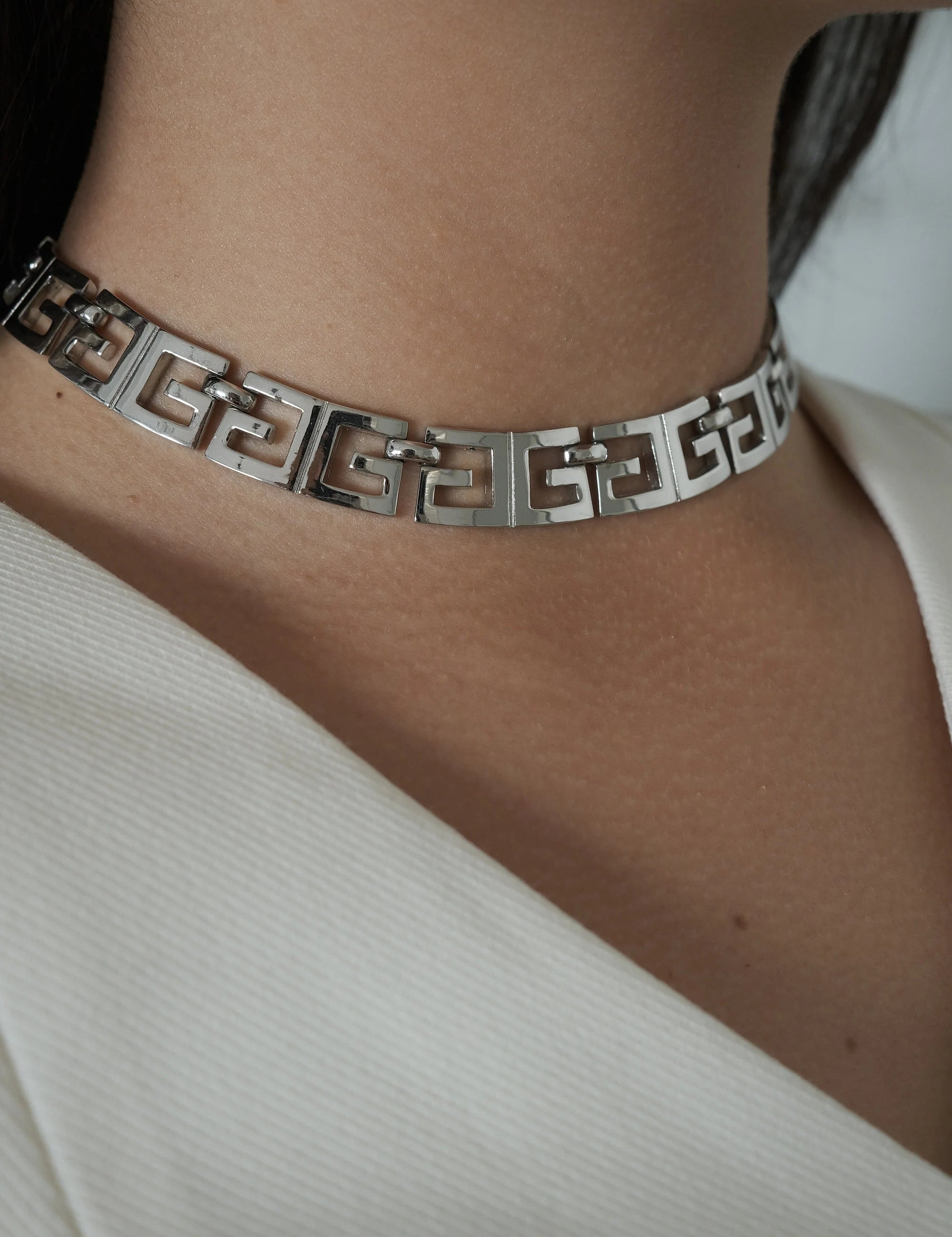 Givenchy Necklace, 1978's, Givenchy Necklace  Vintage, Y2K Link Necklace, Jewelry for Women, Gift for Her, Personalized Gifts, Rare Vintage