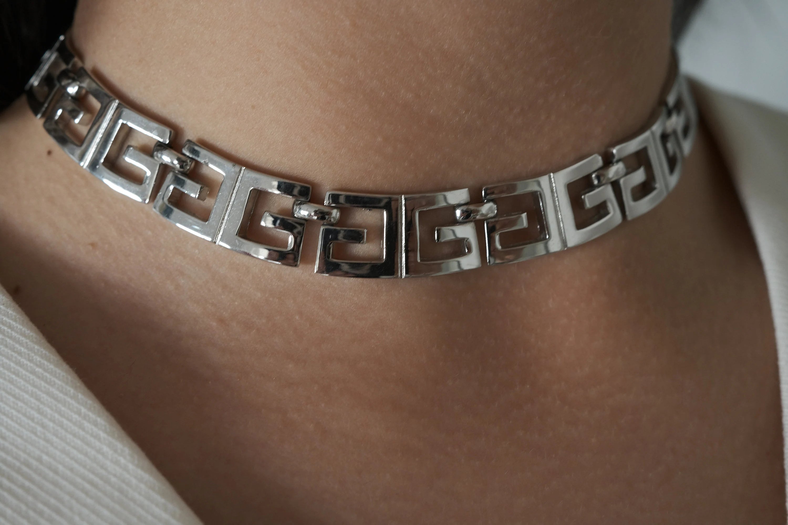 Givenchy Necklace, 1978's, Givenchy Necklace  Vintage, Y2K Link Necklace, Jewelry for Women, Gift for Her, Personalized Gifts, Rare Vintage
