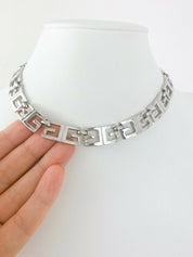 Givenchy Necklace, 1978's, Givenchy Necklace  Vintage, Y2K Link Necklace, Jewelry for Women, Gift for Her, Personalized Gifts, Rare Vintage