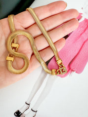 Vintage Givenchy Necklace, Vintage Gold Tone Necklace, Logo Necklace, Vintage Choker Necklace, Jewelry for Women, Gold Chain, Gift for her