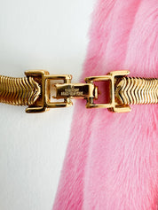 Vintage Givenchy Necklace, Vintage Gold Tone Necklace, Logo Necklace, Vintage Choker Necklace, Jewelry for Women, Gold Chain, Gift for her