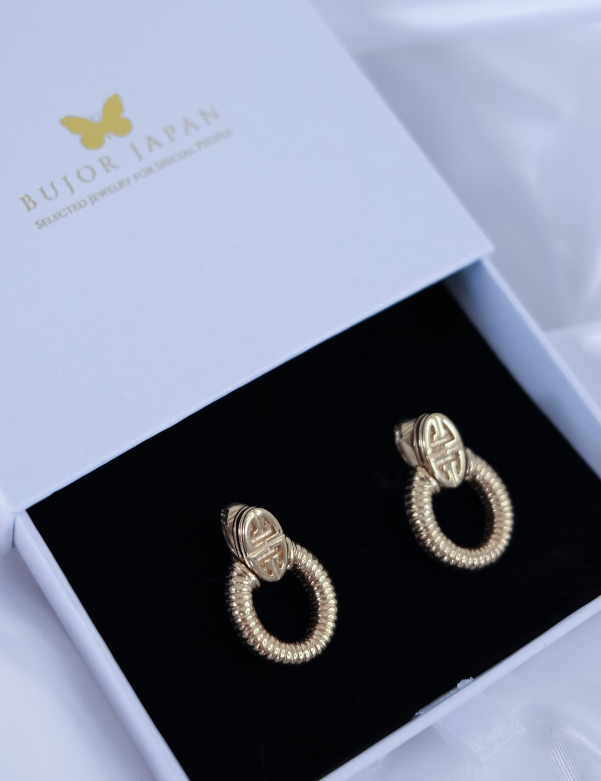 Givenchy Vintage Hoop Earrings, Gold Filled Hoop Earrings, Statement Earrings, Gift for Her, Jewelry for Women, Bridal Jewelry, gift for mom