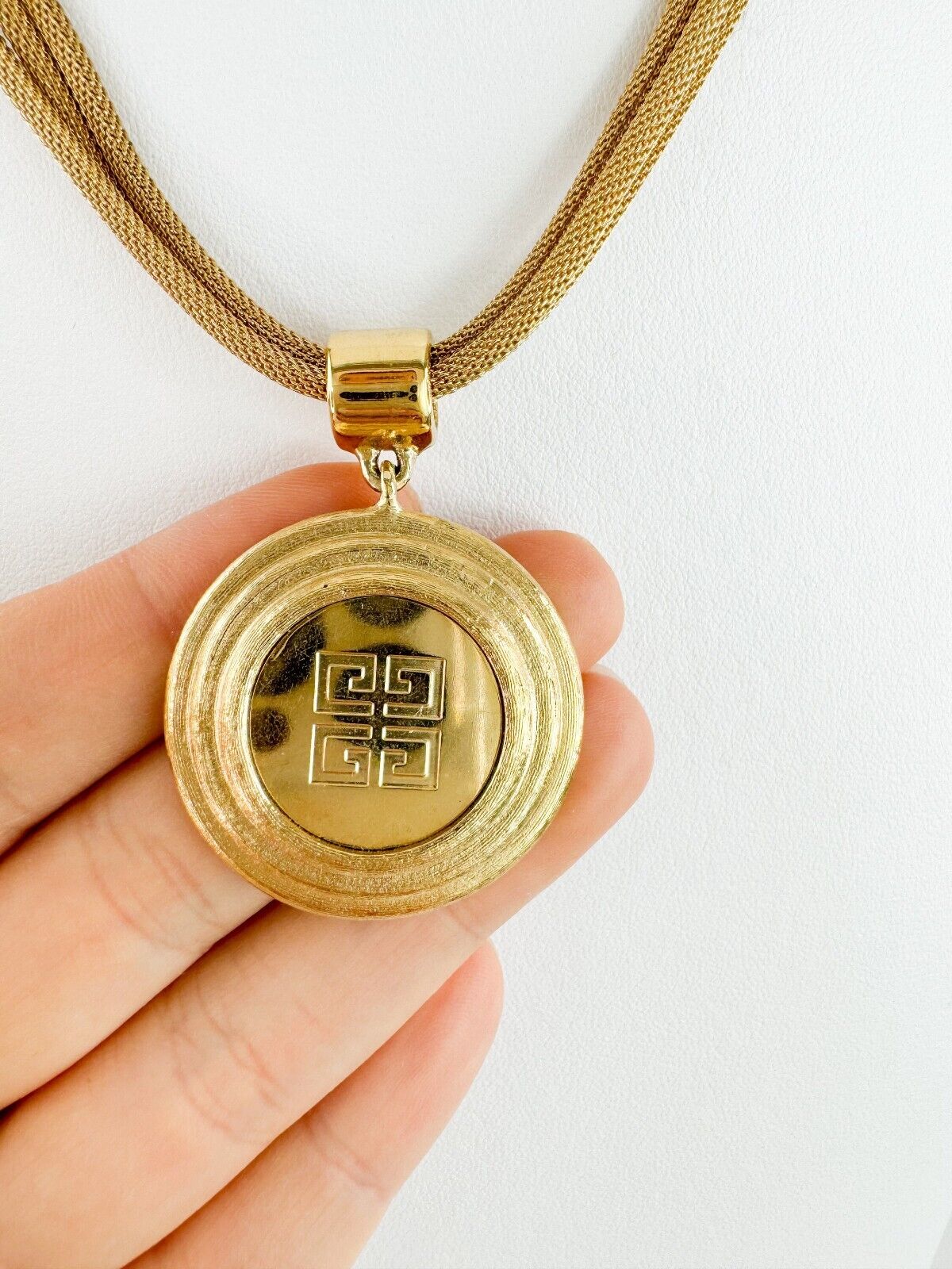 Vintage Givenchy Necklace, Givenchy logo Charm Necklace, Choker Necklace, Chain Necklace, Necklace, Jewelry for Women, Gift for Her