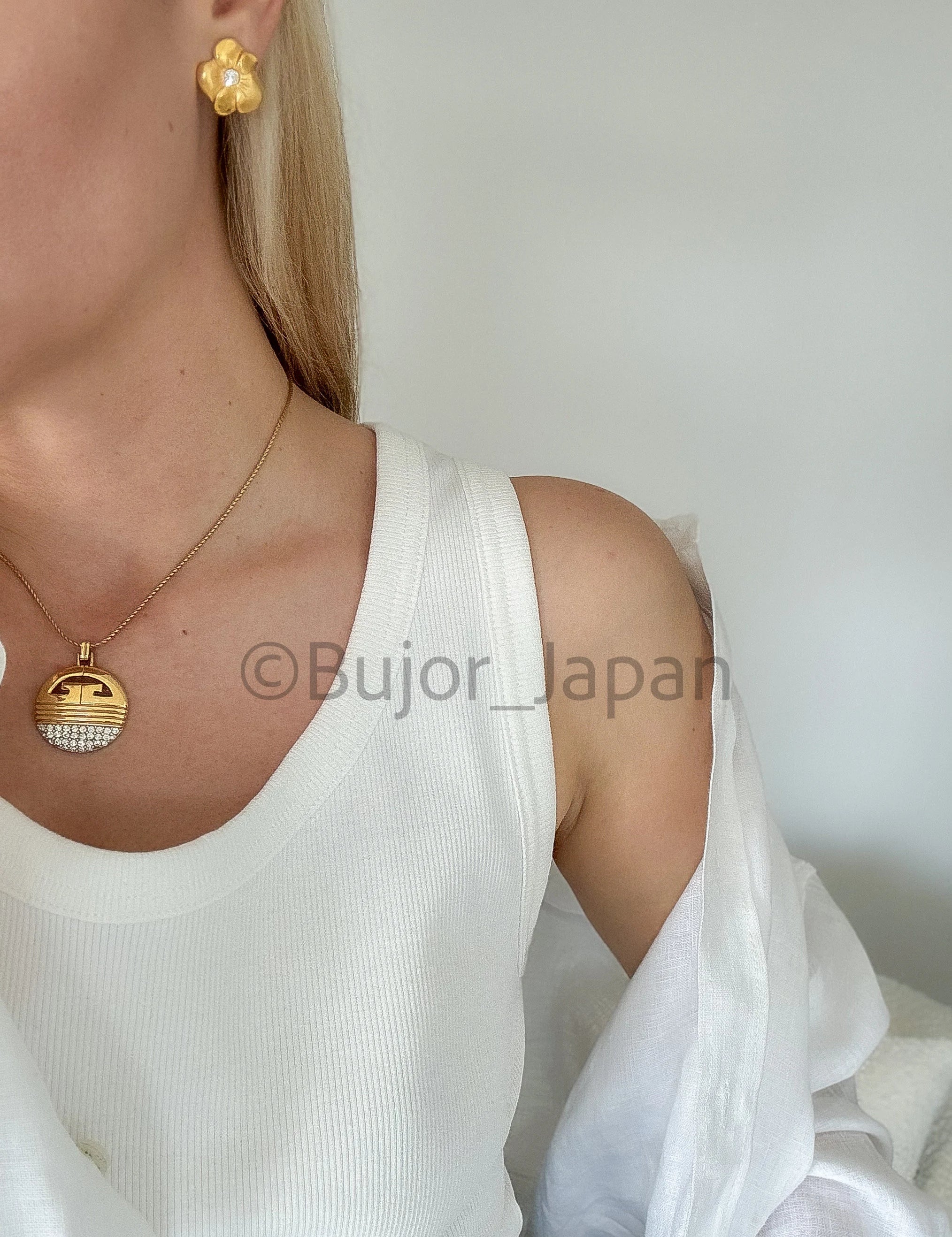 Givenchy Choker Necklace, Gold Plated Vintage Necklace, Pendant Necklace Gold , Bridesmaid Necklace, Minimalist necklace, Gift for her