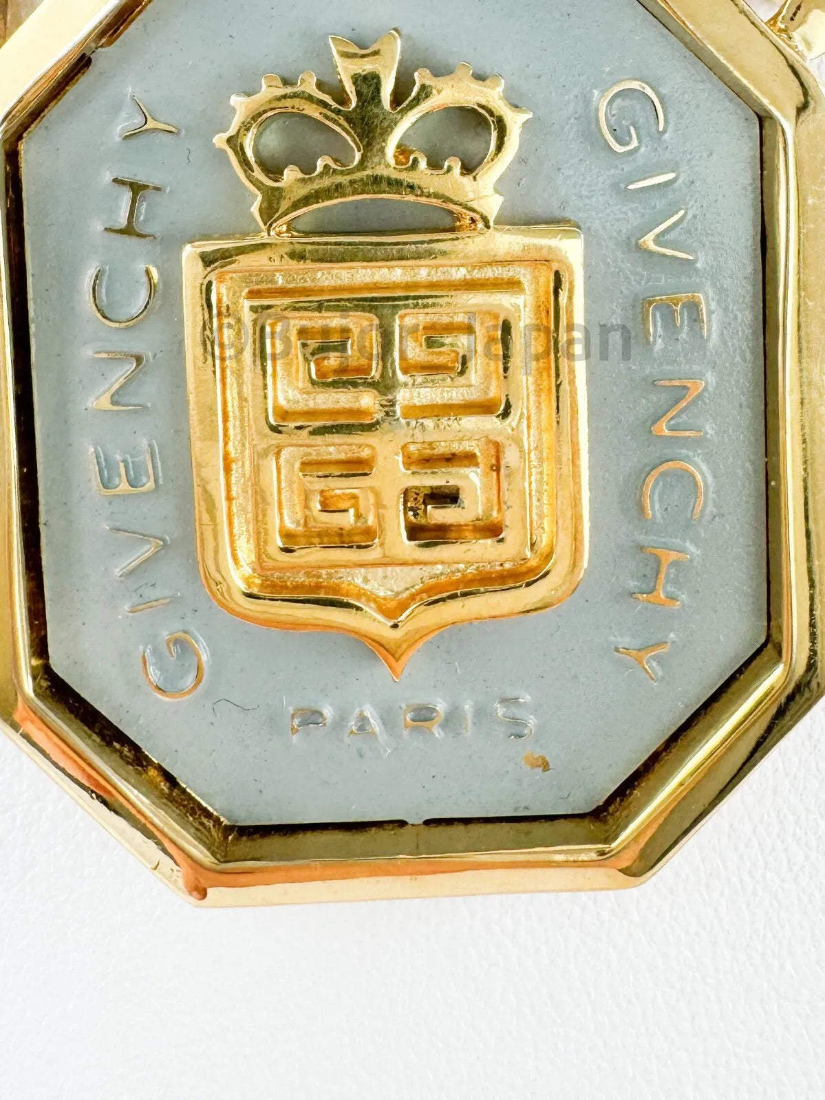 Vintage Givenchy Necklace, Givenchy Logo Charm Necklace, Gold Tone Necklace, Choker Necklace, Chain Necklace, Vintage Necklace Unisex
