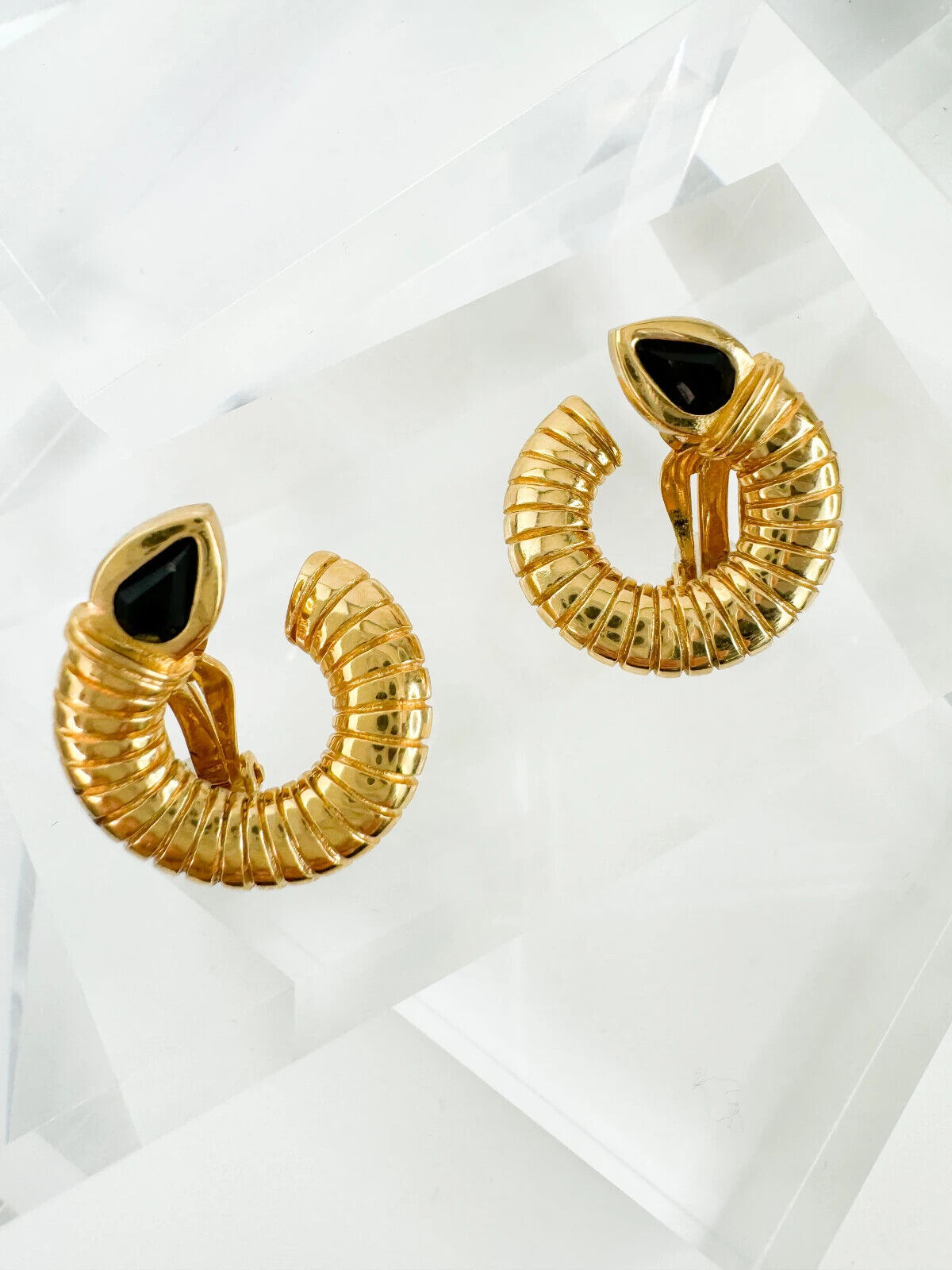 Givenchy gold Serpent  Earrings, Vintage Earrings, 18k Bridal Jewelry, Gold earrings, Wedding Jewelry, Jewelry for Women, casual vintage