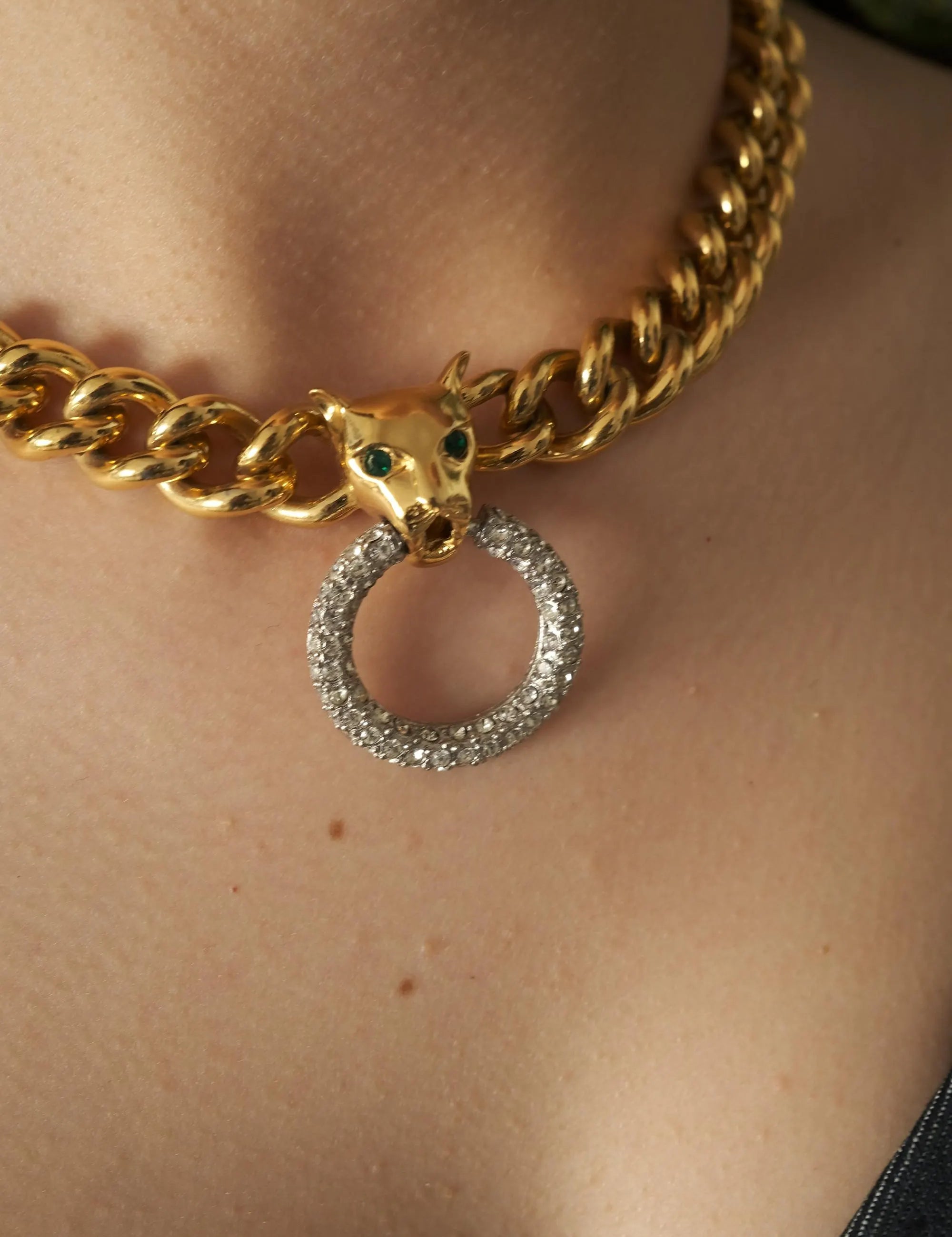 Vintage Givenchy Necklace, Leopard Chunky Choker Necklace, Logo Givenchy Jewelry, Designer High End Jewelry, 80s Vintage, Vintage Necklace