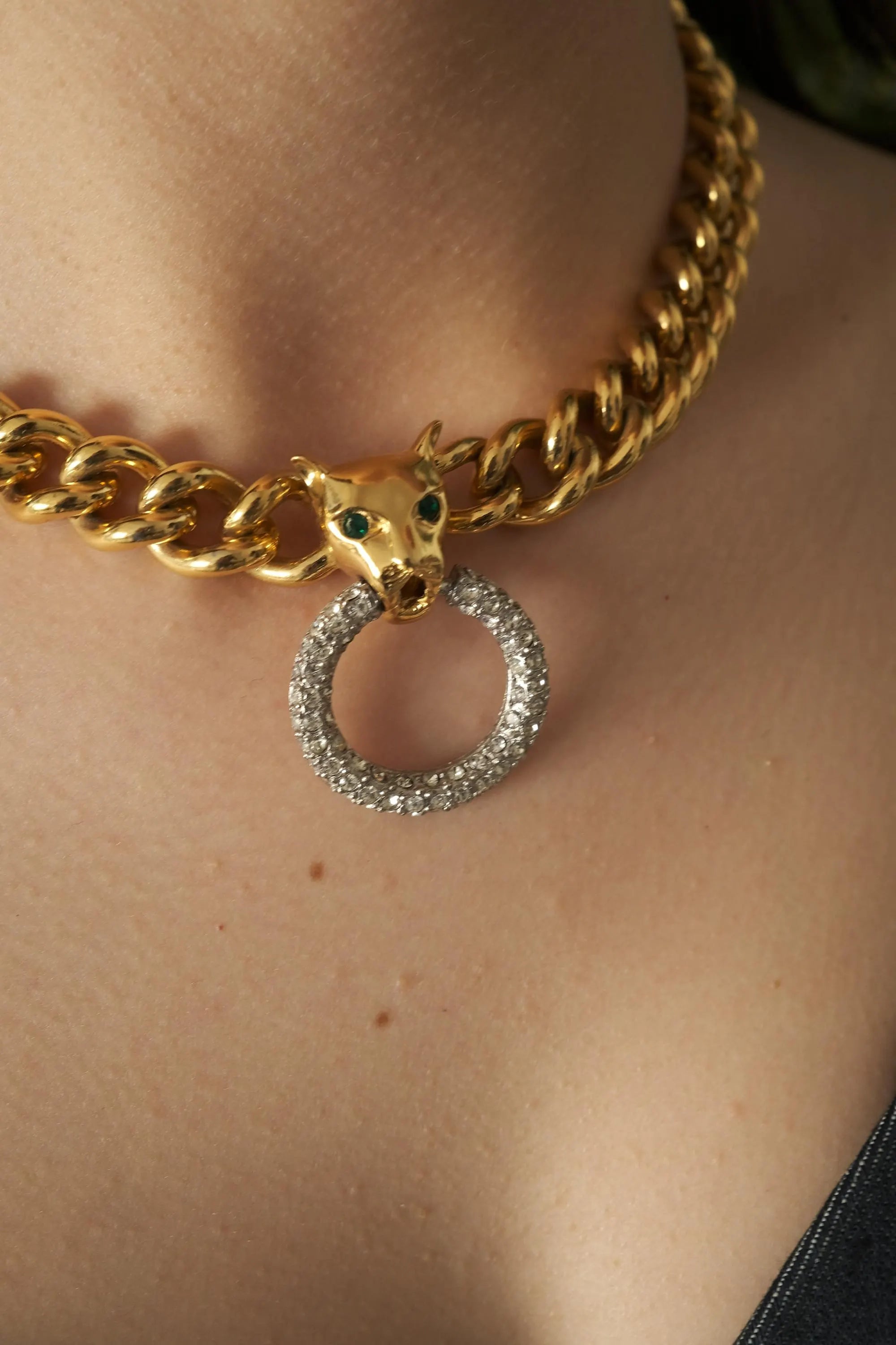 Vintage Givenchy Necklace, Leopard Chunky Choker Necklace, Logo Givenchy Jewelry, Designer High End Jewelry, 80s Vintage, Vintage Necklace