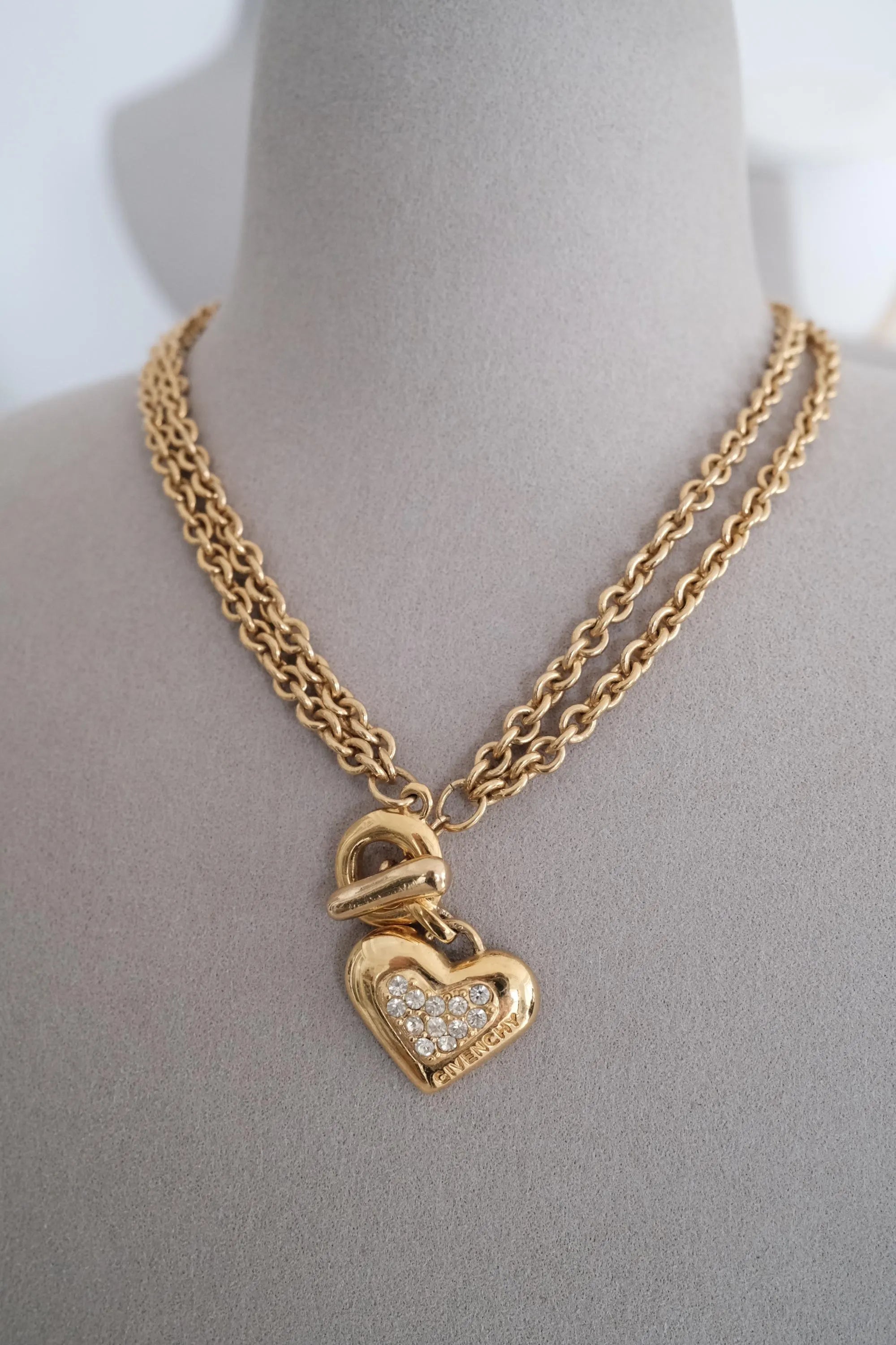 Vintage Givenchy multi strand choker necklace Paris New York design