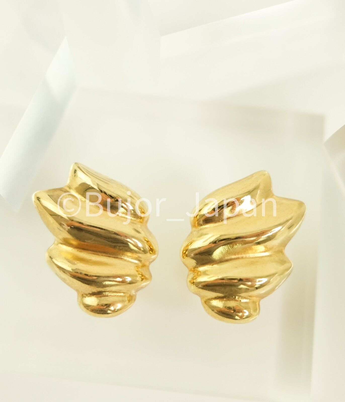 Givenchy gold earrings vintage