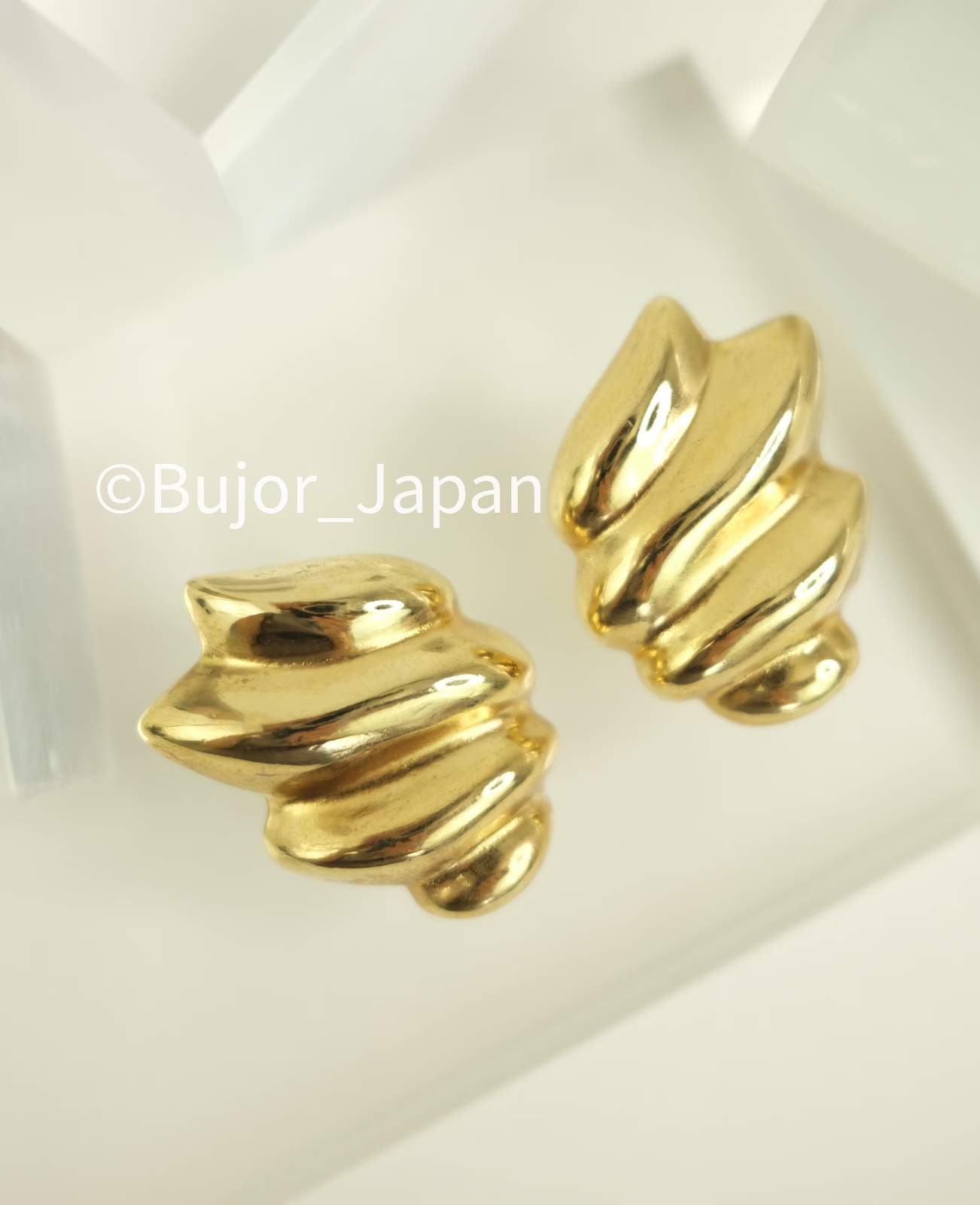 Givenchy gold earrings vintage