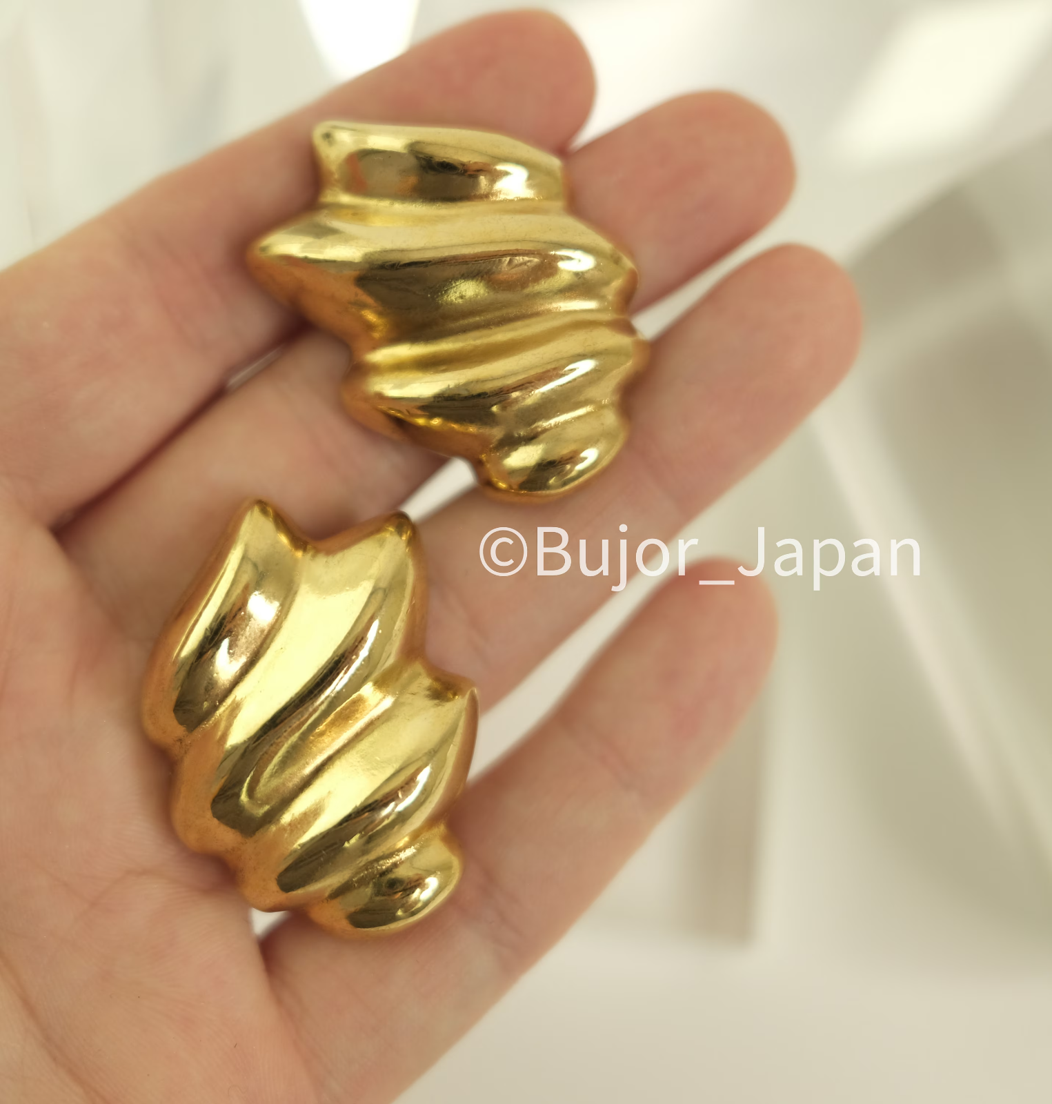 Givenchy gold earrings vintage