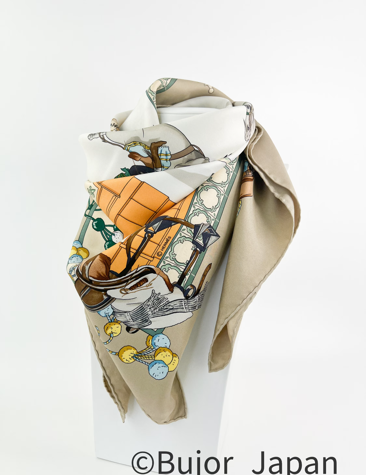 Hermes Scarf Vintage Real Escuela Andaluza Del Arte Ecuestre, Silk scarf, gift for her, Made in france scarf, Silk Scarves, Hermes Carre