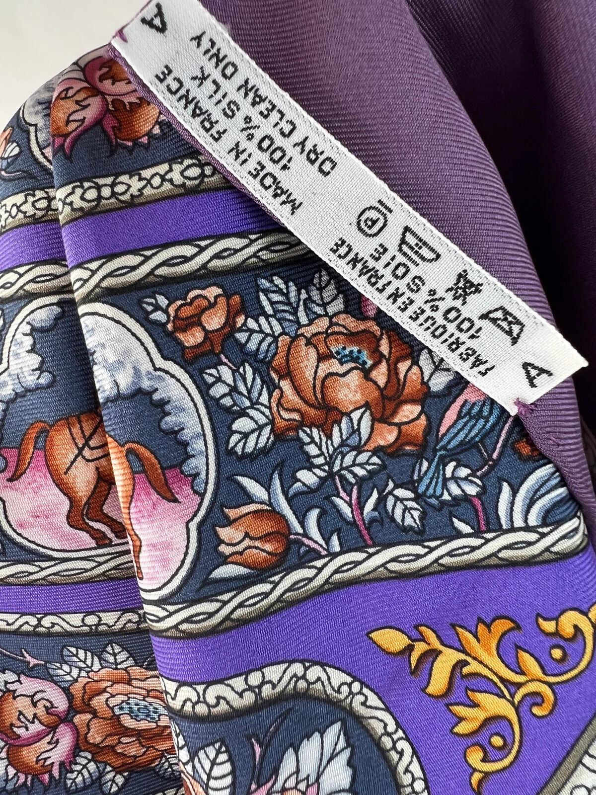 Hermes scarf vintage women, scarf, shawl, scarfs for women, vintage shawl, luxury shawl, Silk Scarf Wrap, “QALAMDAN” Made in France, Purple