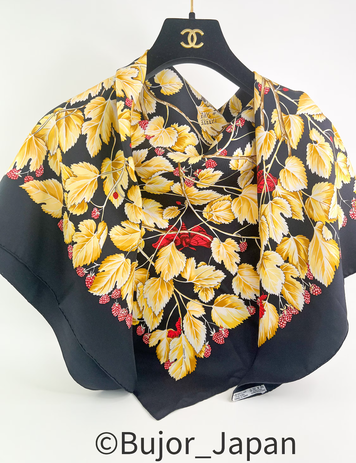 Vintage Hermes Scarf, I’ARBRE de SOIE, Vintage Silk Scarf black,  Made in France, Silk Scarves, Accessories for Women, Gift for her