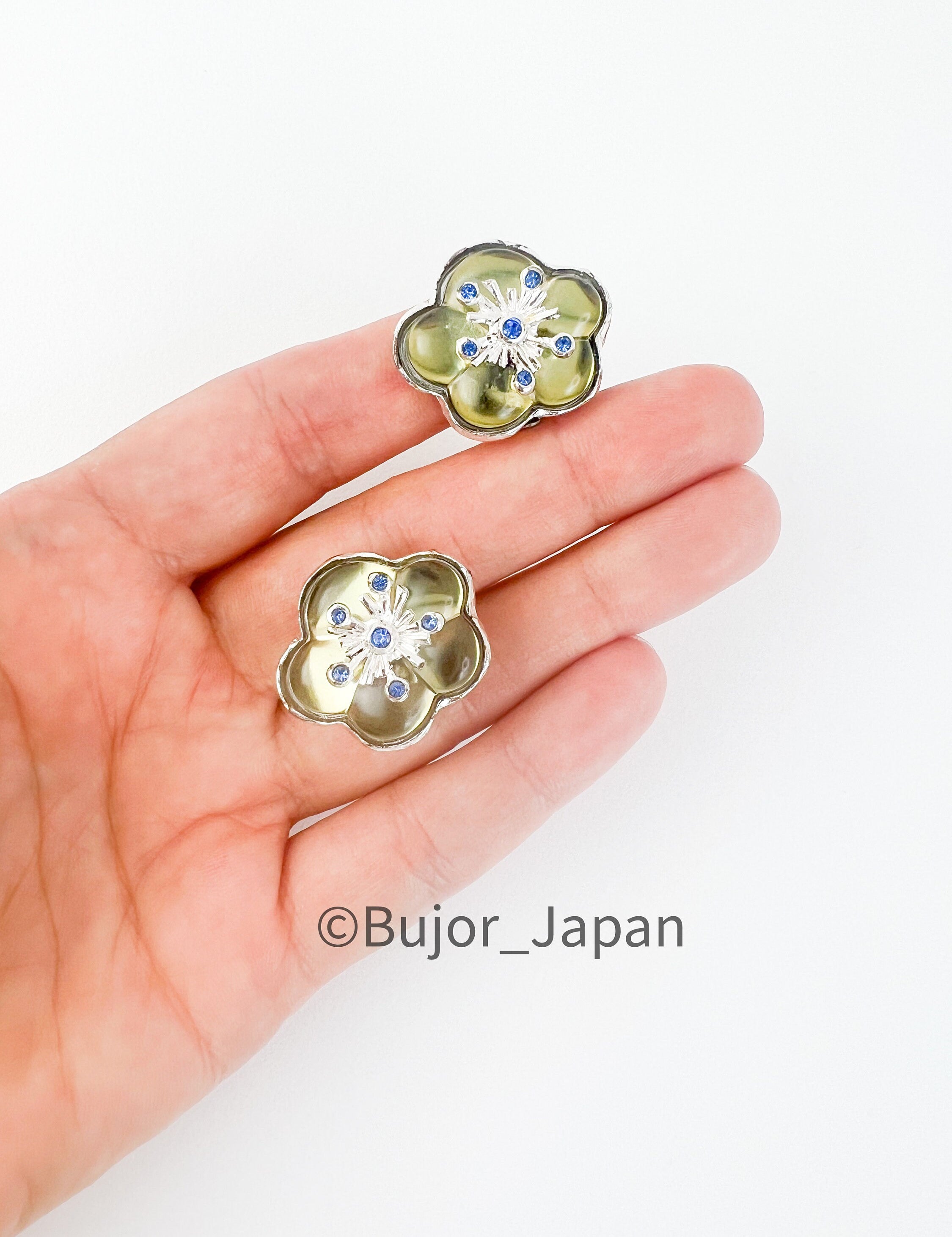 KENZO Earrings, Dainty Flower earrings Silver, Dainty Earrings for Women, Silver bridesmaid earring, Gift for mom, Earrings for women Cute