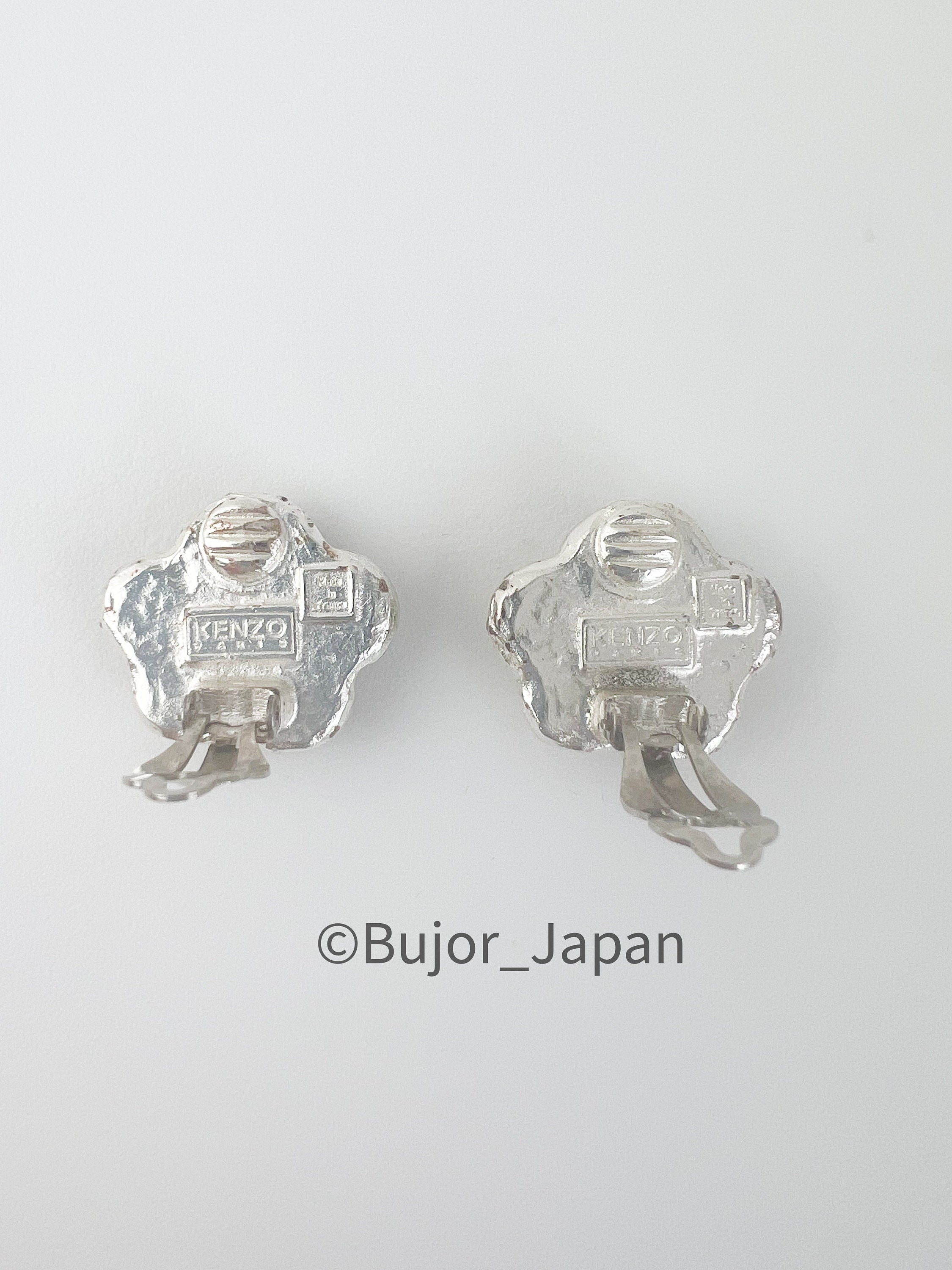 KENZO Earrings, Dainty Flower earrings Silver, Dainty Earrings for Women, Silver bridesmaid earring, Gift for mom, Earrings for women Cute