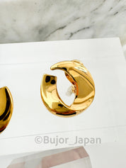Vintage Monet Earrings, Vintage Earrings Gold, Minimalist Earrings, Vintage Jewelry, Bridal Earrings, Twist earrings, Jewelry for Women