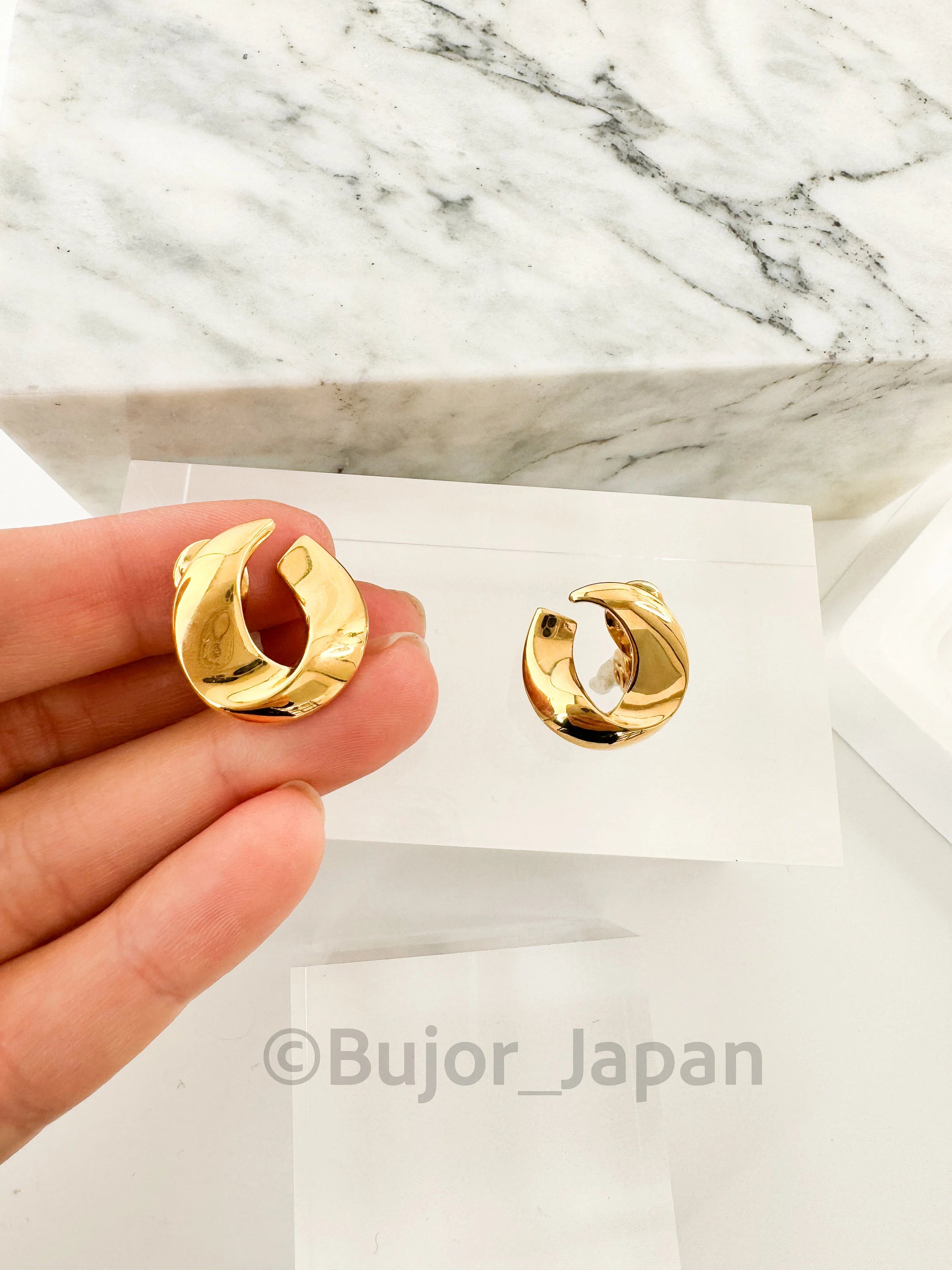 Vintage Monet Earrings, Vintage Earrings Gold, Minimalist Earrings, Vintage Jewelry, Bridal Earrings, Twist earrings, Jewelry for Women