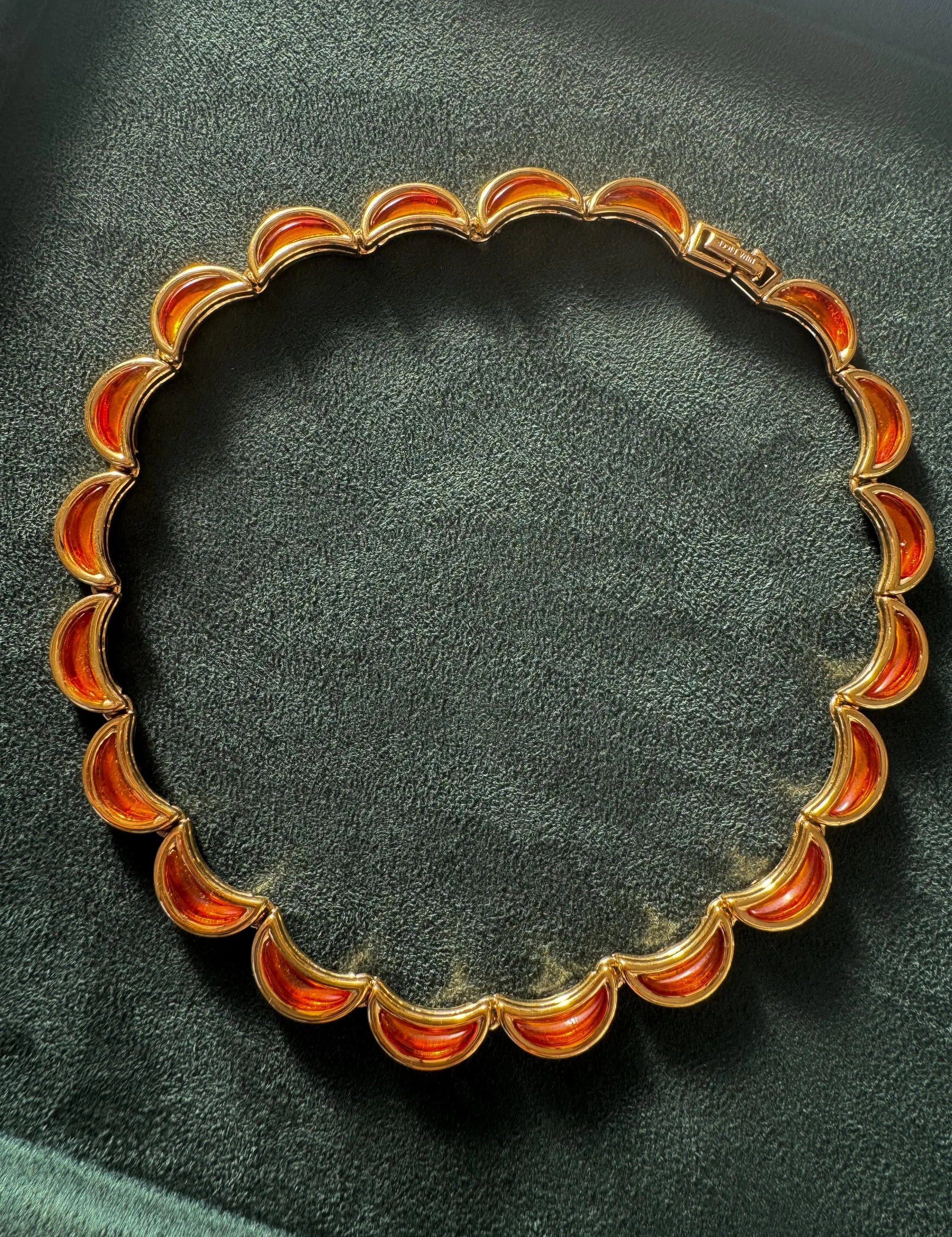Vintage Nina Ricci Necklace, Gold Tone Necklace, Choker Necklace, gold wheat , Vintage bridal , Jewelry for Women, Personalized Gifts